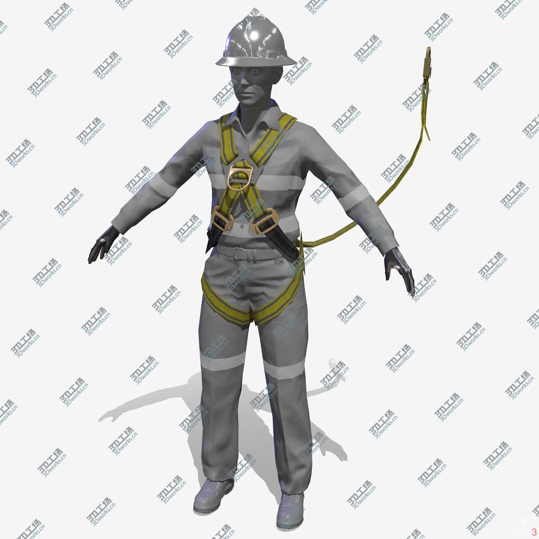 images/goods_img/2021040161/3D Worker Mining Safety Female - Bella - Harness model/3.jpg